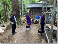 温泉寺 鐘楼堂修復並びに明神社重建【建方】〈豊岡市〉 (4)