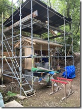 温泉寺 鐘楼堂修復並びに明神社重建【建方】〈豊岡市〉 (2)