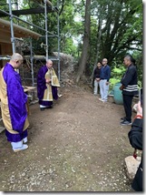 温泉寺 鐘楼堂修復並びに明神社重建【建方】〈豊岡市〉 (5)