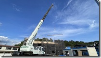 類農園会議棟新築工事【建方】〈奈良県宇陀市〉 (1)