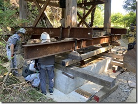 温泉寺 鐘楼堂修復並びに明神社重建【曳き工事】〈 (1)